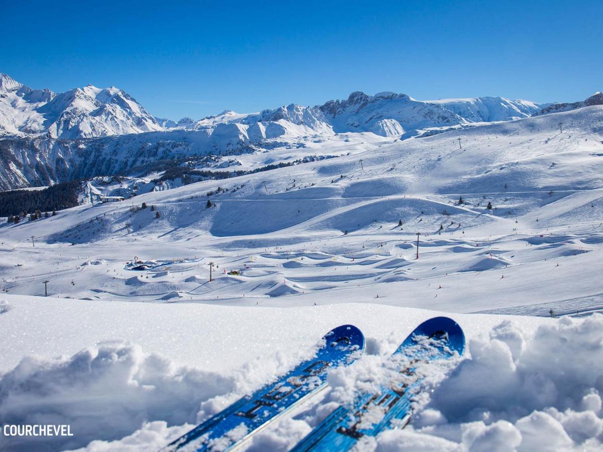 Charmant 2P Pour 4 Pers Avec Balcon, Au Pied Des Pistes A La Tania, Courchevel - Fr-1-182A-44アパートメント エクステリア 写真