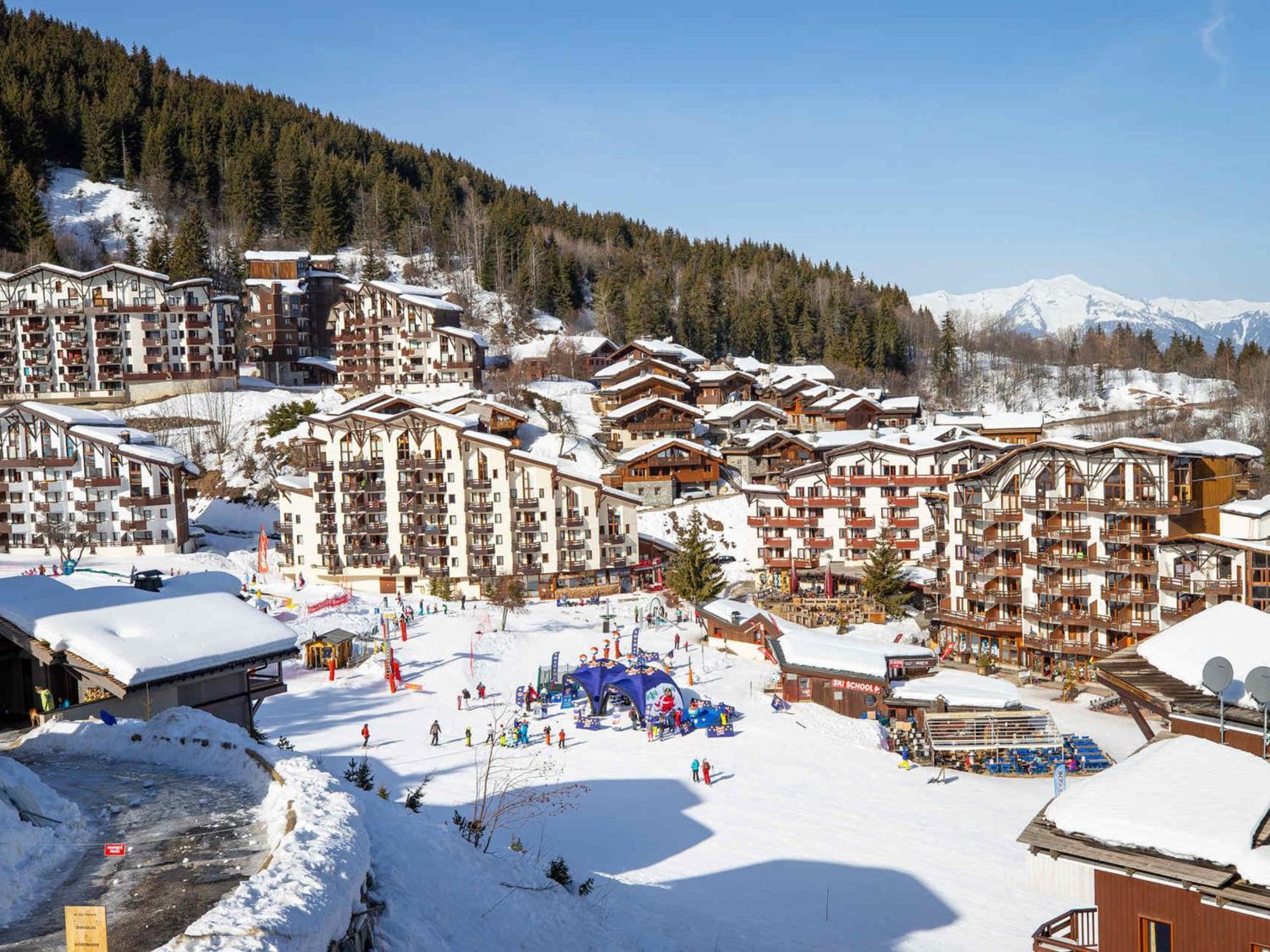 Charmant 2P Pour 4 Pers Avec Balcon, Au Pied Des Pistes A La Tania, Courchevel - Fr-1-182A-44アパートメント エクステリア 写真