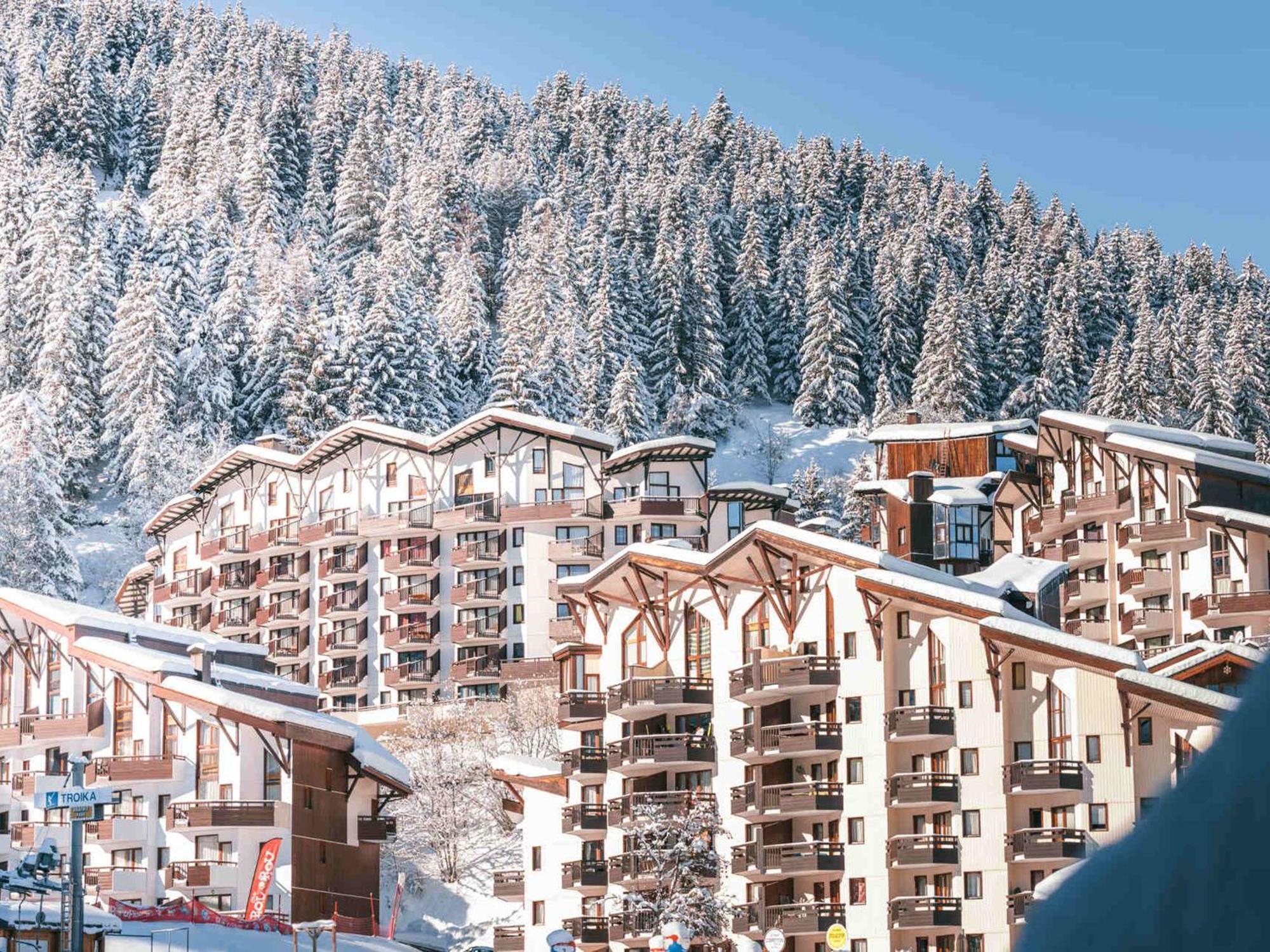 Charmant 2P Pour 4 Pers Avec Balcon, Au Pied Des Pistes A La Tania, Courchevel - Fr-1-182A-44アパートメント エクステリア 写真